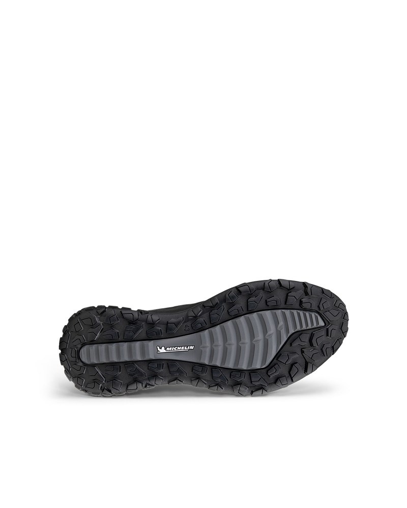 ECCO ULT-TRN Low Herren Wasserdichte Trekkingschuhe aus Nubukleder - Schwarz