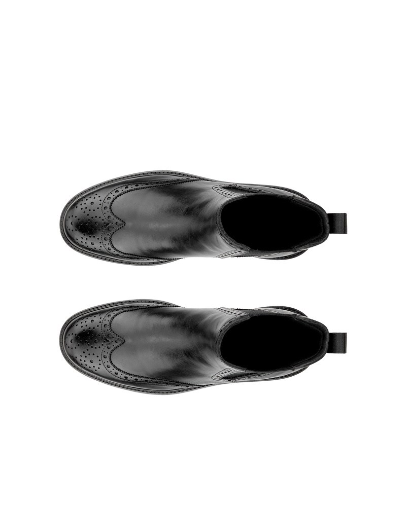 ECCO Metropole Oslo Herren Chelsea Boot aus Leder - Schwarz