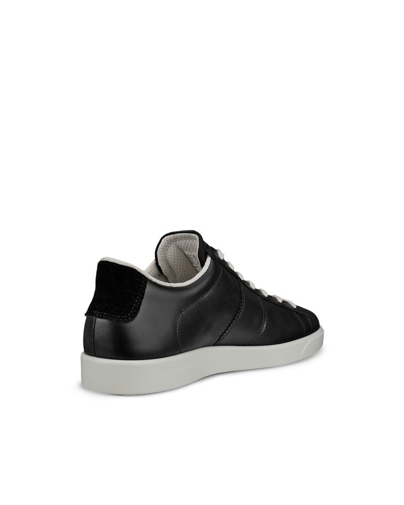 ECCO Street Lite Damen Ledersneaker - Schwarz