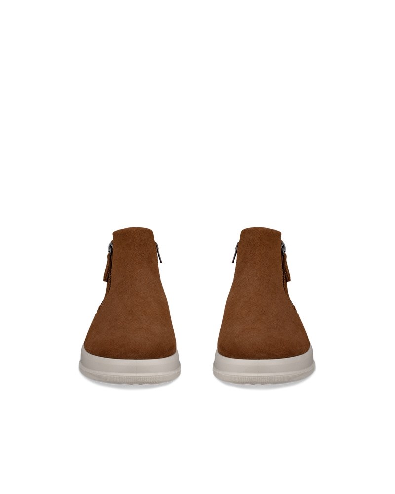 ECCO MOVE Damen Velourslederstiefel - Braun