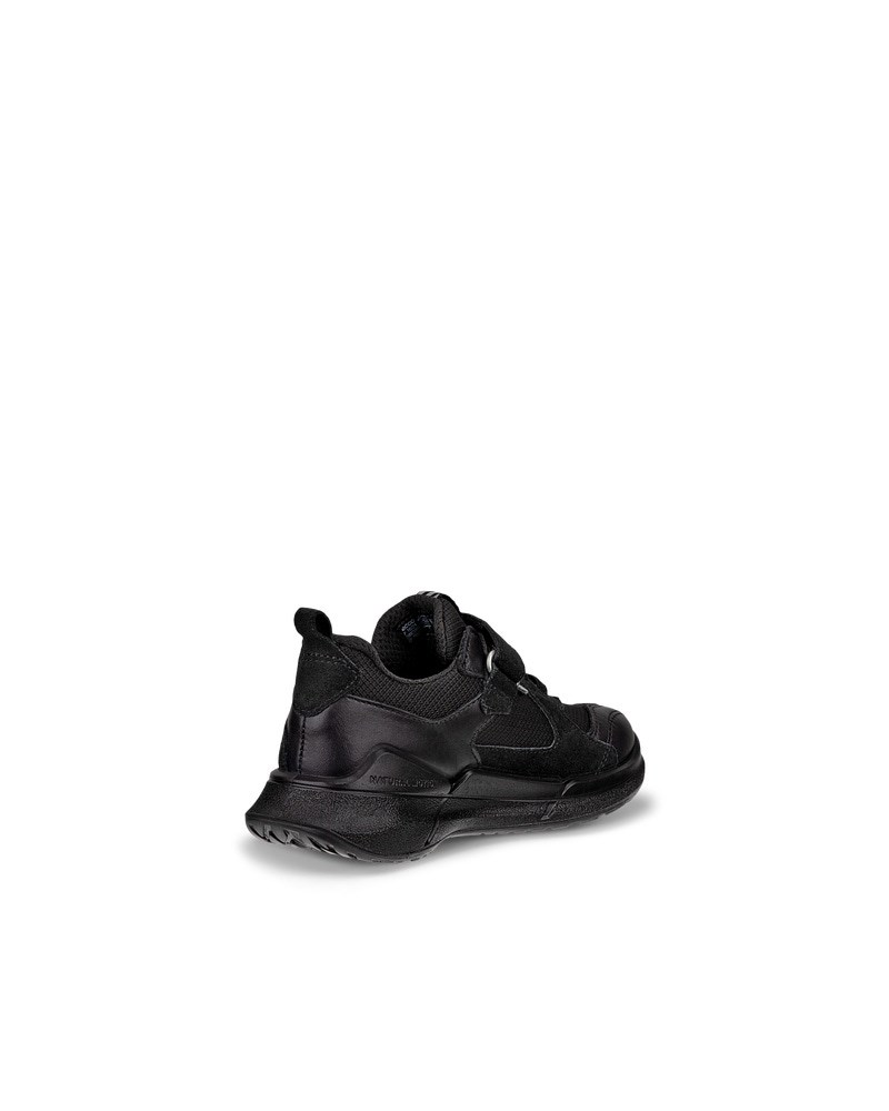 ECCO BIOM 2.2 Kinder Outdoor-Schuhe aus Leder - Schwarz