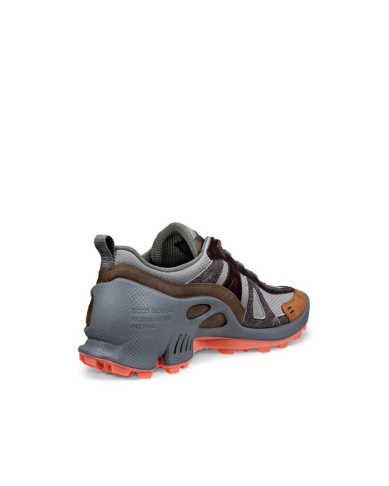 ECCO BIOM C-Trail Herren Outdoor-Schuhe aus Leder - Grau