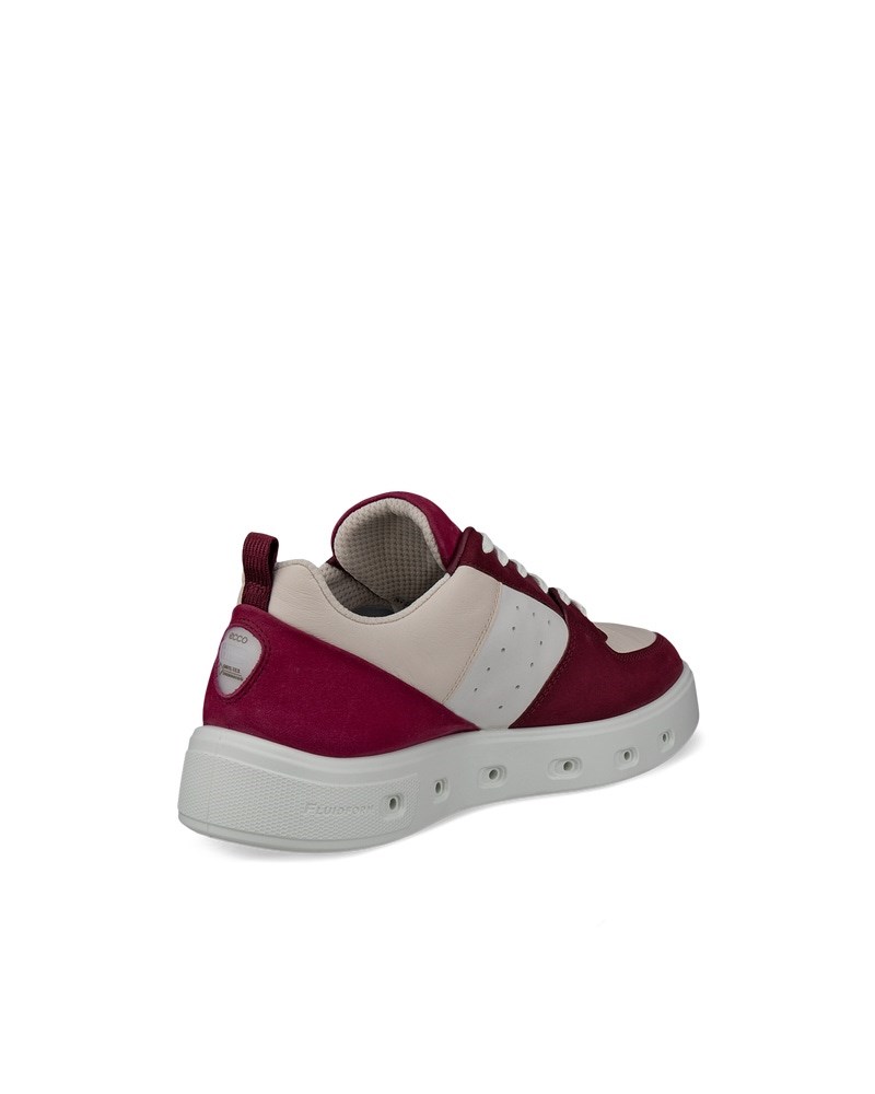 ECCO STREET 720 Damen Ledersneaker mit Gore-Tex - Rot