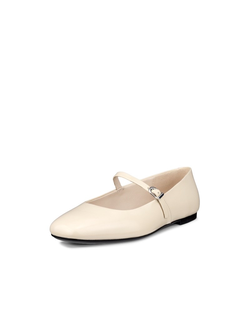 ECCO MARGOT Damen Lederballerina - Beige