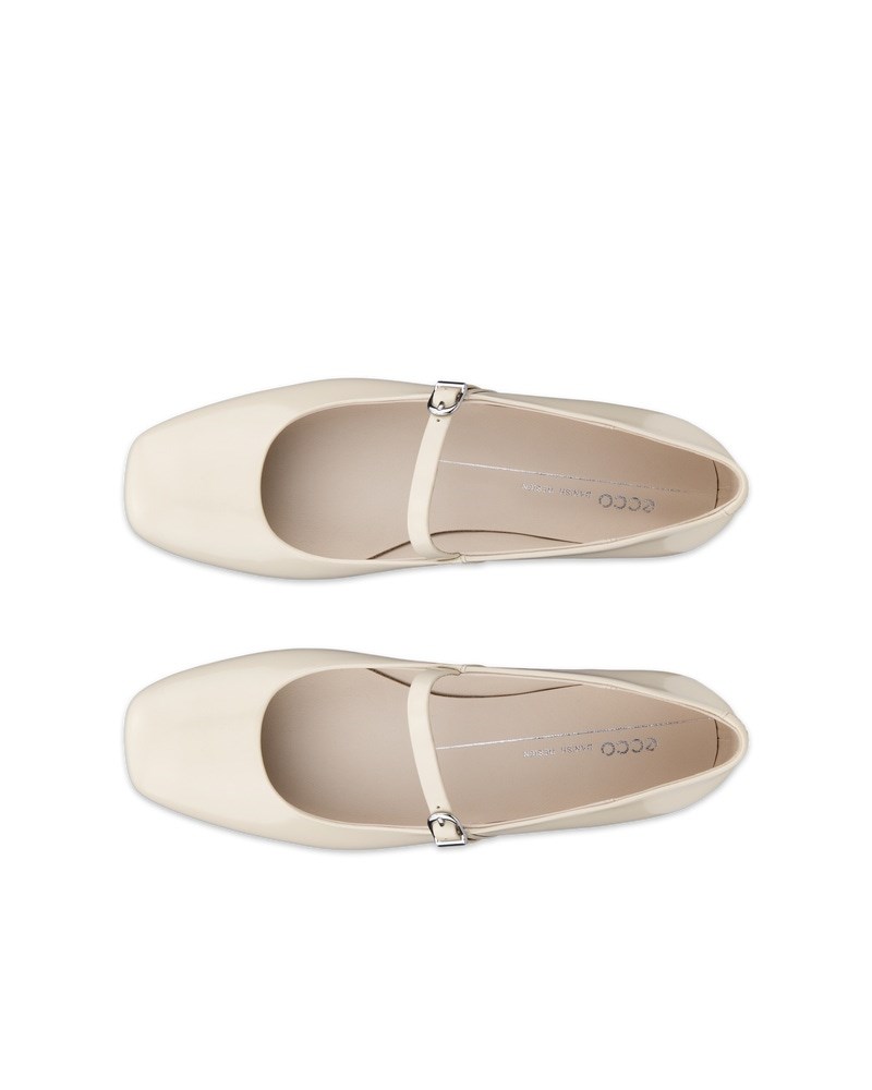ECCO MARGOT Damen Lederballerina - Beige