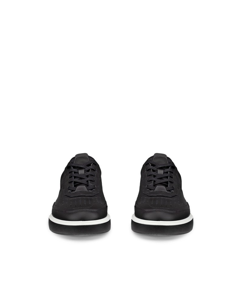 ECCO STREET COURT Damen Ledersneaker - Schwarz
