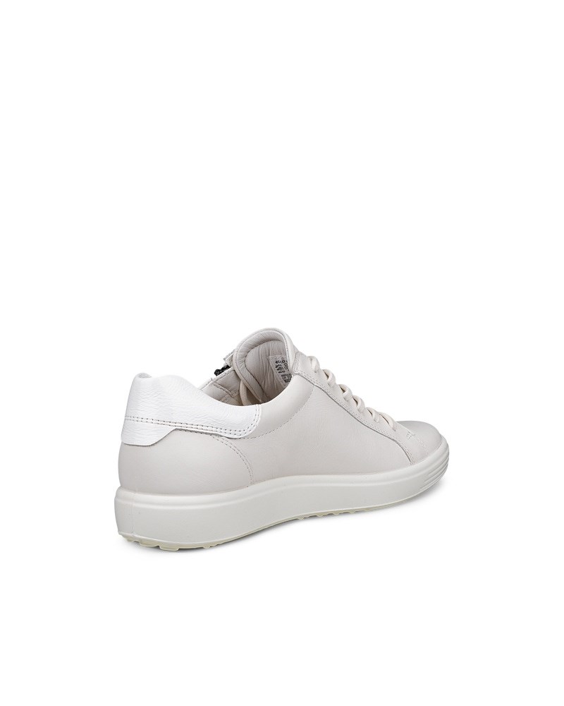 ECCO SOFT 7 Damen Ledersneaker - Weiß