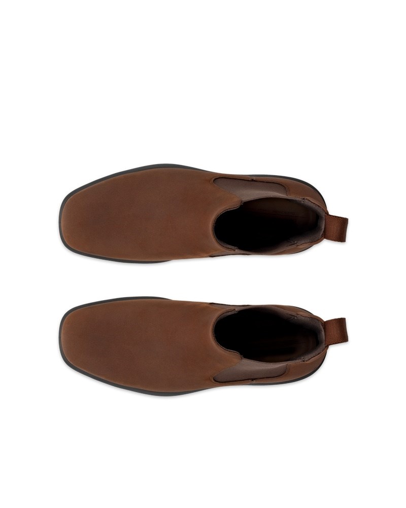 ECCO Helsinki 2 Herren Chelsea Boot aus Nubukleder - Braun