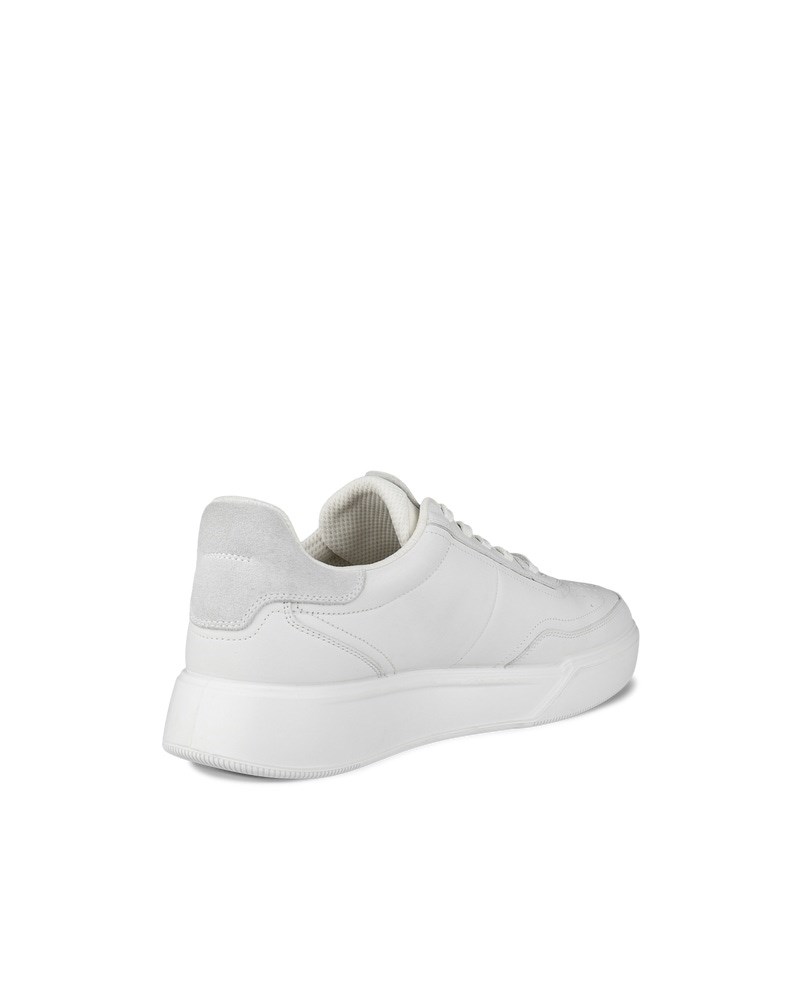 ECCO Street Court Herren Ledersneaker - Weiß