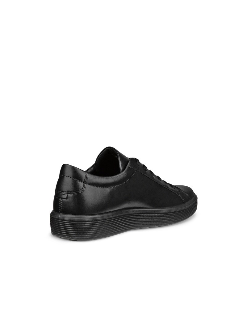 ECCO SOFT 60 Herren Ledersneaker - Schwarz