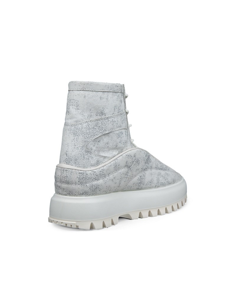 ECCO Street Ace Ral7000 Herren High Top-Ledersneaker - Weiß