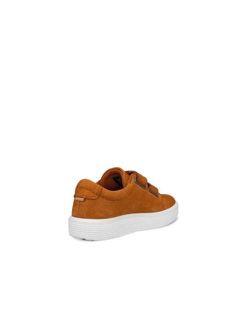 ECCO SOFT 60 Kinder Sneaker aus Nubukleder - Braun
