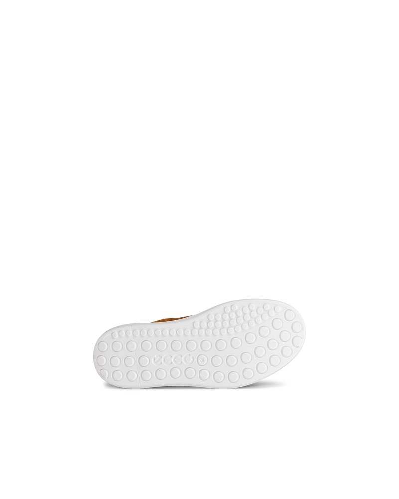 ECCO SOFT 60 Kinder Sneaker aus Nubukleder - Braun