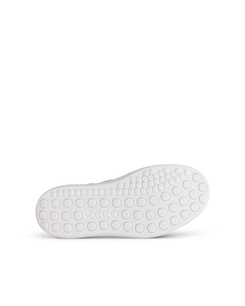 ECCO Soft 60 Kinder Ledersneaker - Blau