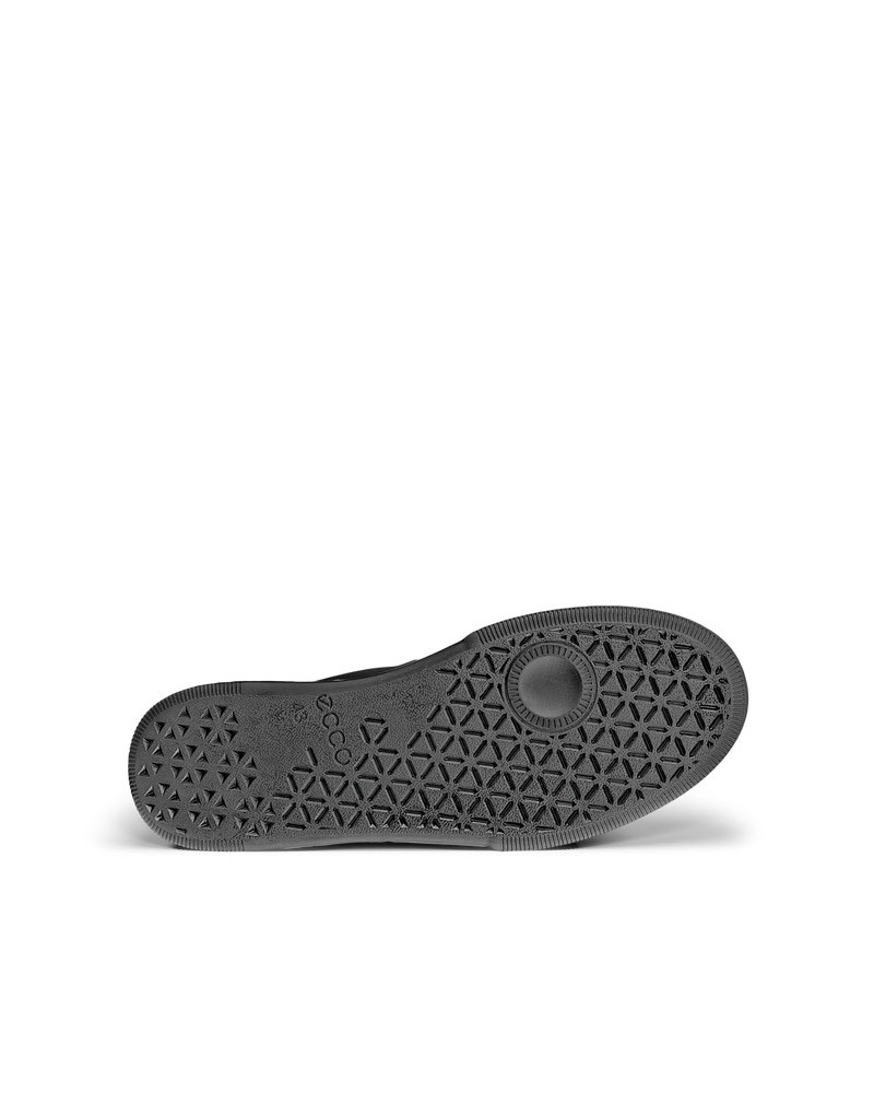 ECCO STREET COURT Herren Ledersneaker - Schwarz