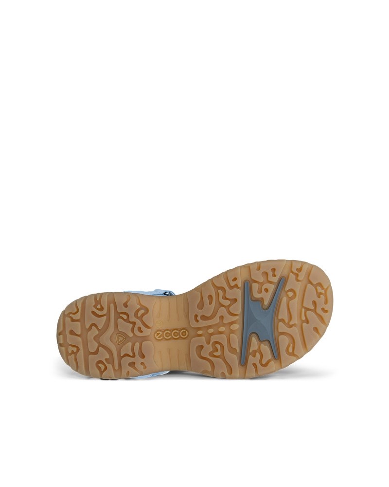 ECCO Offroad Roam Damen Nubuksandale mit zwei Riemen - Blau