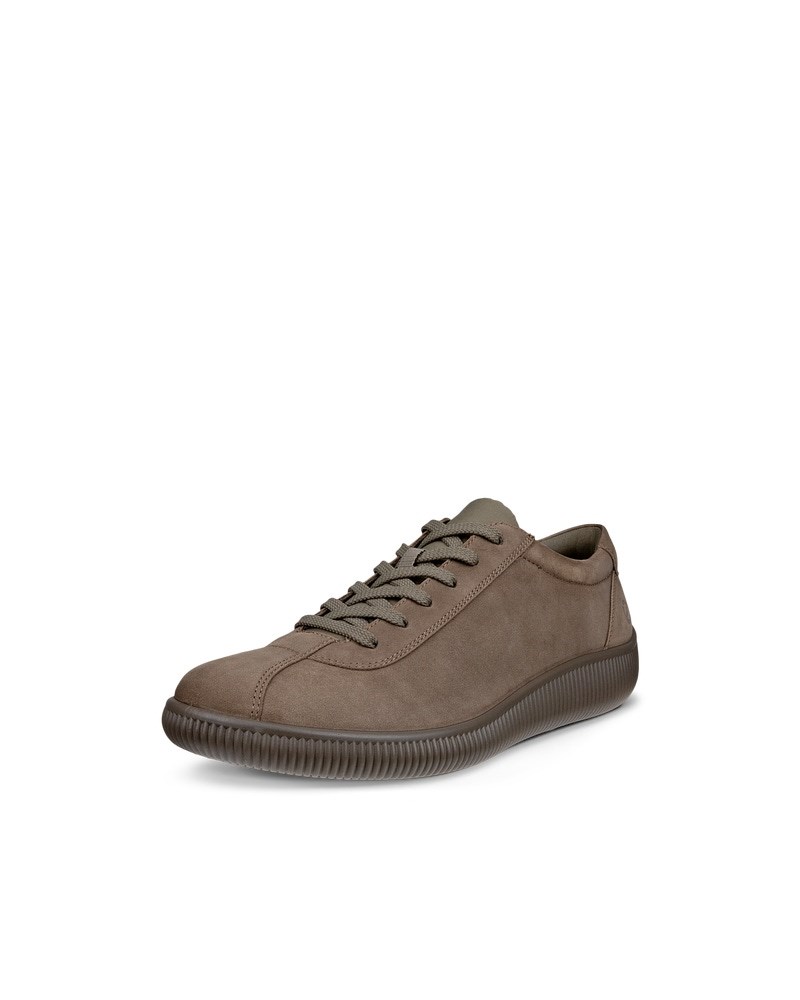 ECCO SOFT ZERO Herren Sneaker aus Nubukleder - Braun