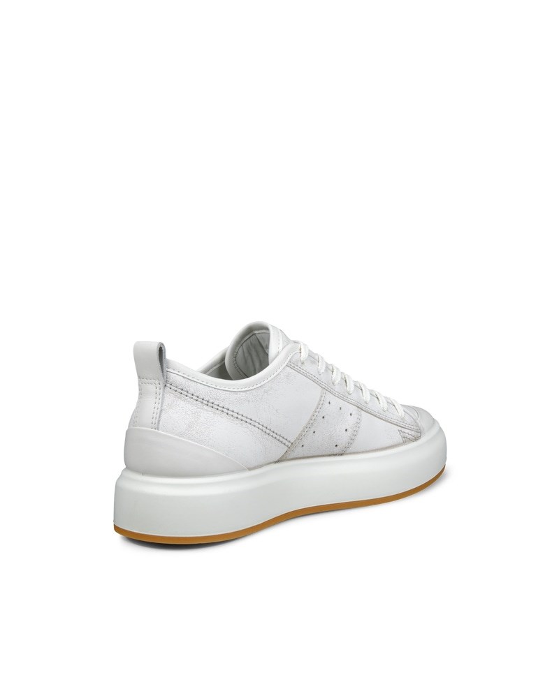 ECCO Street Ace Damen Ledersneaker - Grau