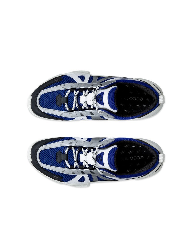 ECCO BIOM C-Trail Herren Outdoor-Schuh aus Textil - Blau