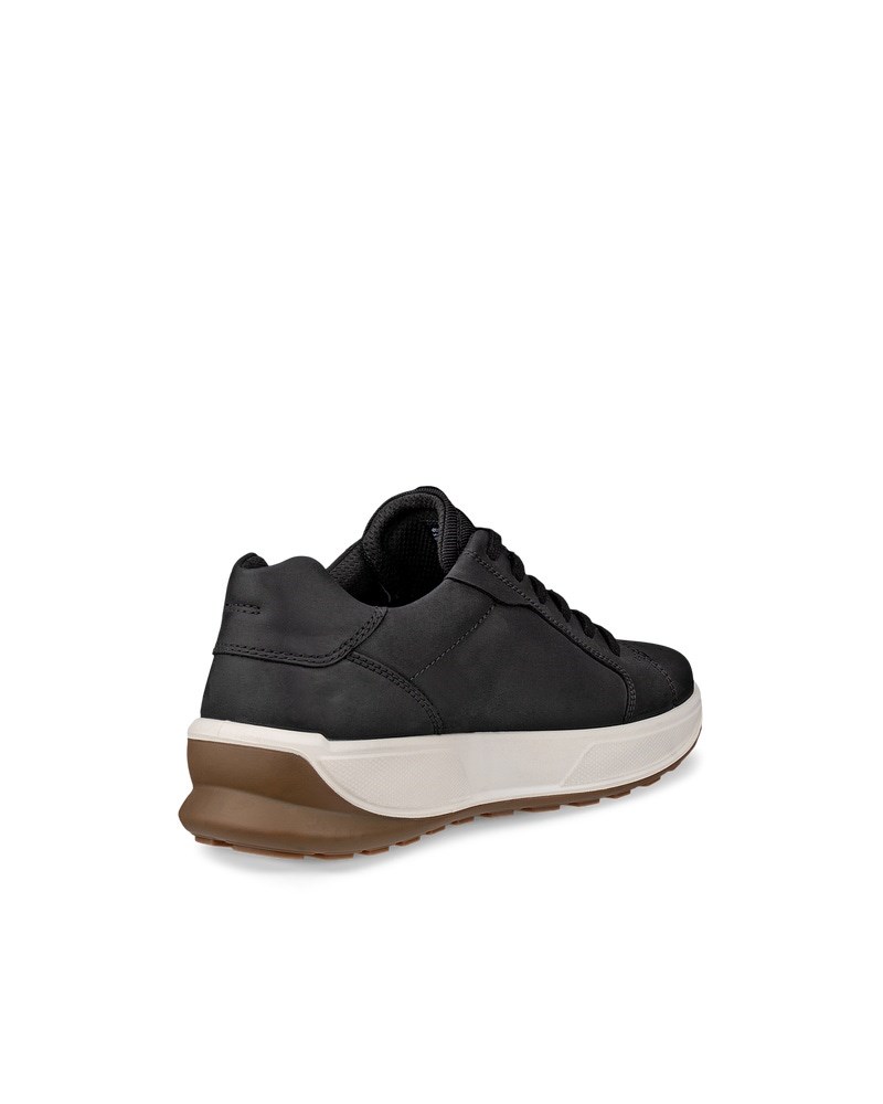ECCO Byway 2.0 Herren Sneaker aus Nubukleder - Schwarz