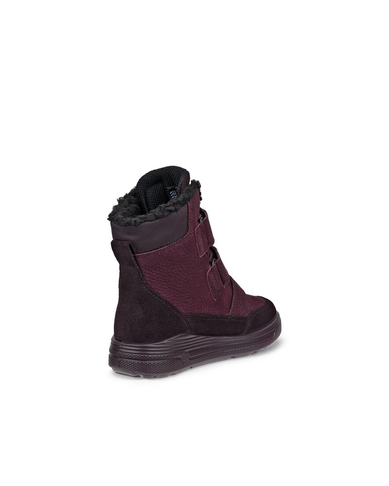 ECCO Urban Snowboarder Kinder Winterstiefel aus Nubukleder mit Gore-Tex - Lila