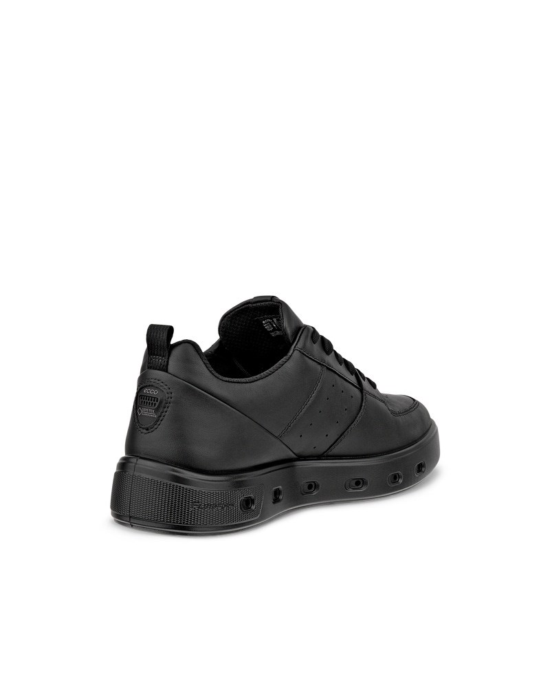 ECCO Street 720 Damen Ledersneaker mit Gore-Tex - Schwarz