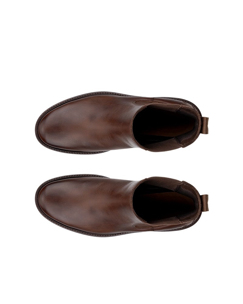 ECCO Metropole London Herren Chelsea Boot aus Leder - Braun