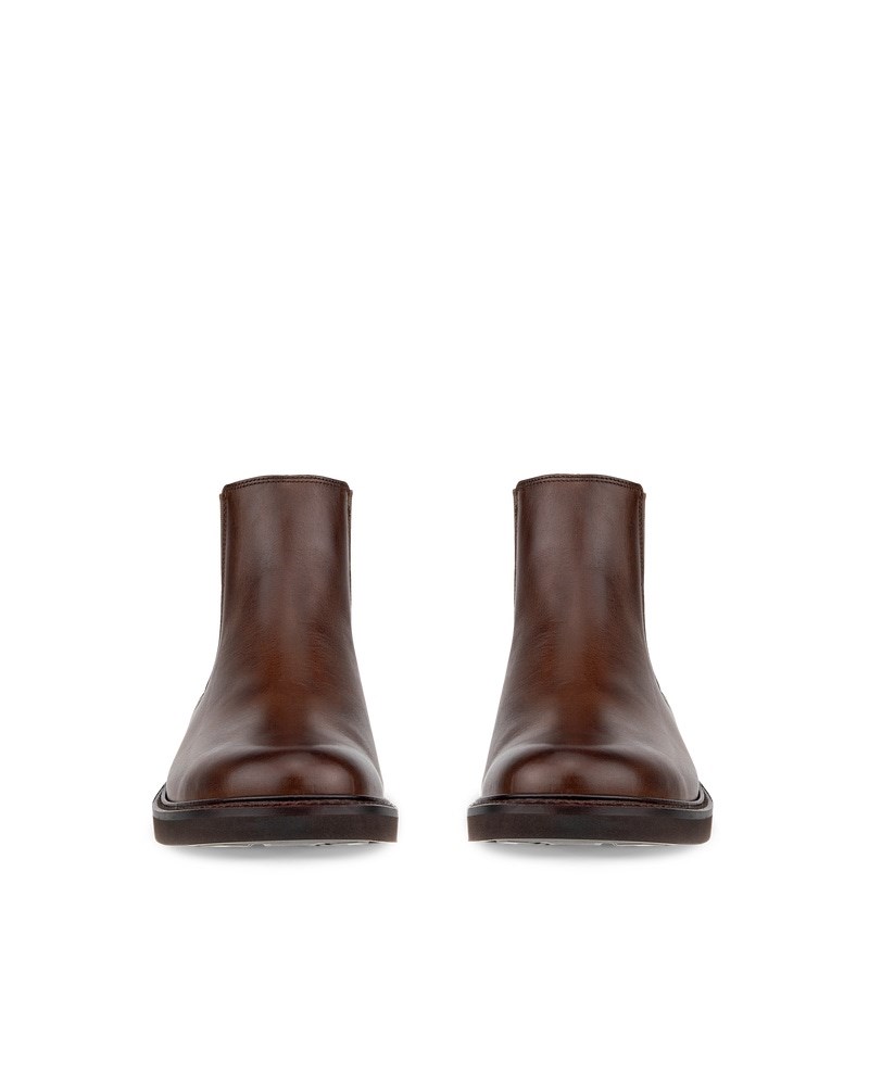 ECCO Metropole London Herren Chelsea Boot aus Leder - Braun