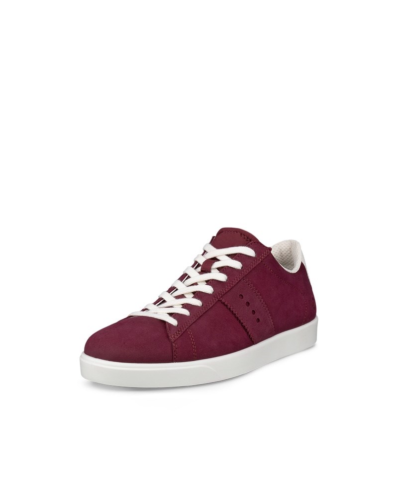ECCO STREET LITE Damen Sneaker aus Nubukleder - Rot