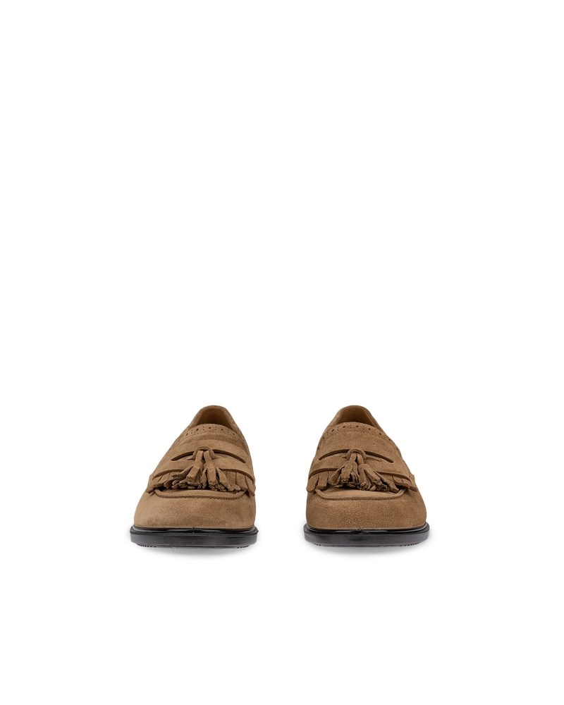 ECCO DRESS CLASSIC 15 Damen Veloursleder Loafer - Braun