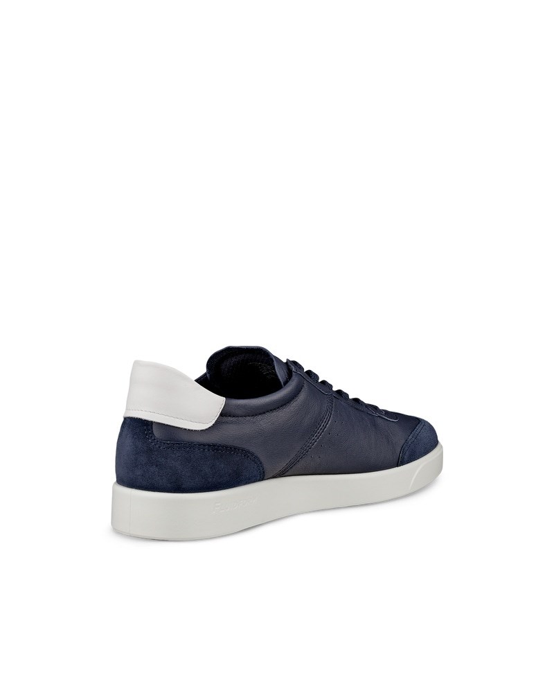 ECCO STREET LITE Herren Ledersneaker - Blau