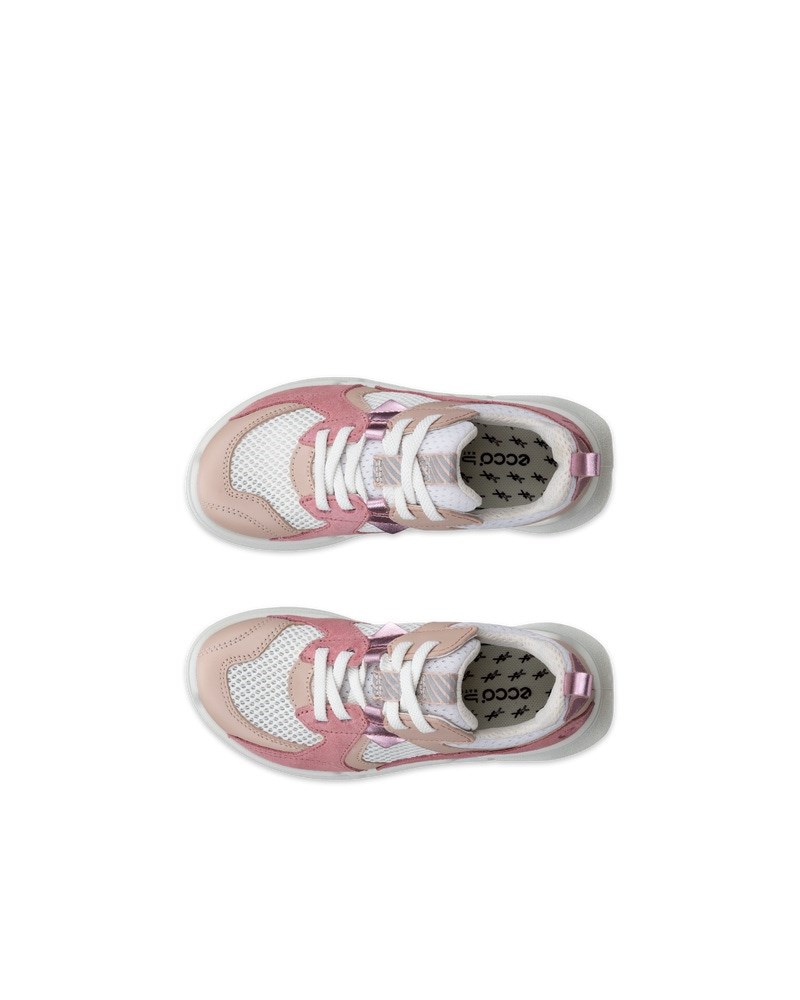 ECCO BIOM 2.2 Kinder Outdoor-Schuhe aus Leder - Rosa