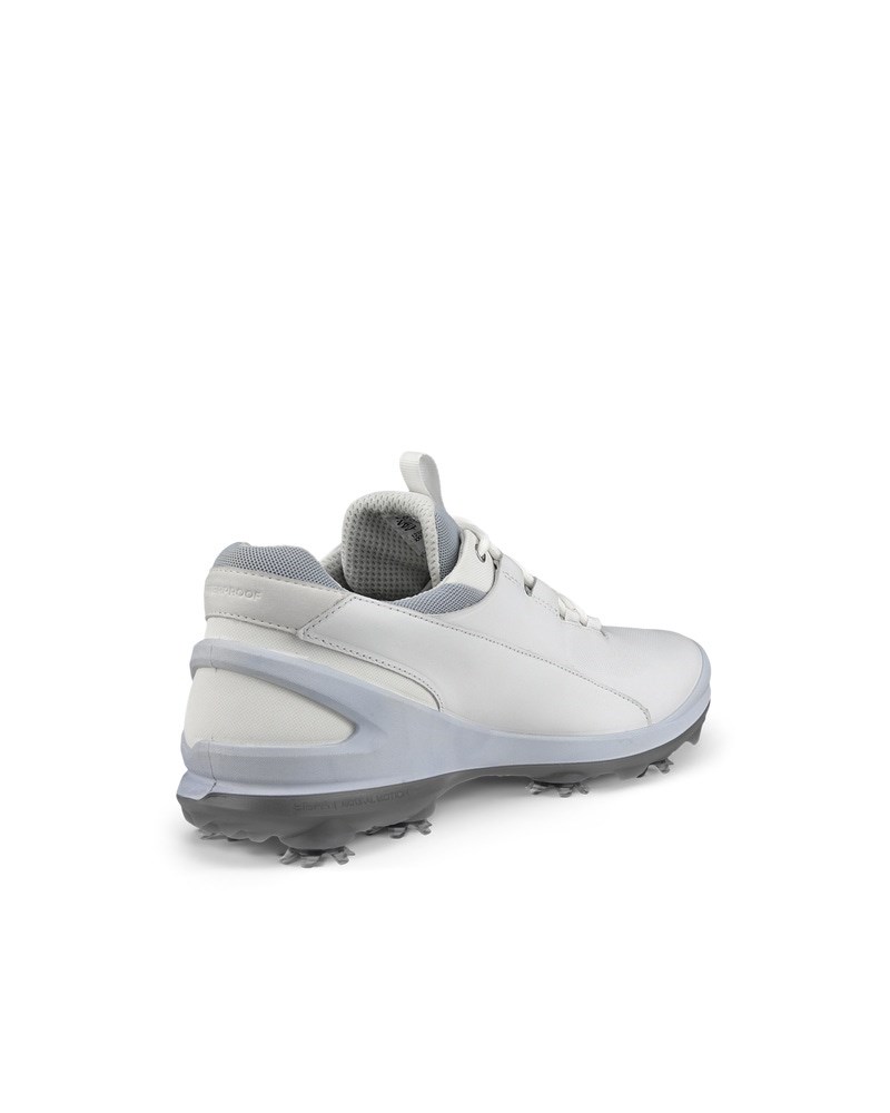 ECCO Golf Biom Tour Herren Wasserdichte Golfschuh aus Leder  - Weiß