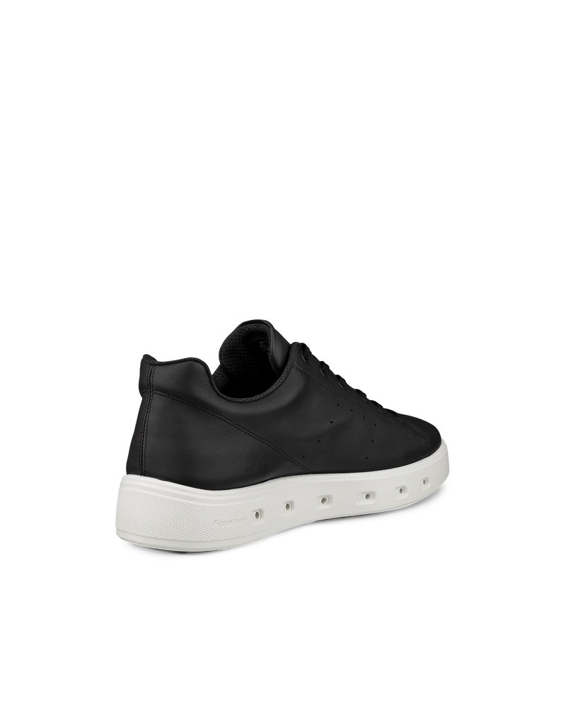 ECCO Street 720 Herren Ledersneaker mit Gore-Tex - Schwarz