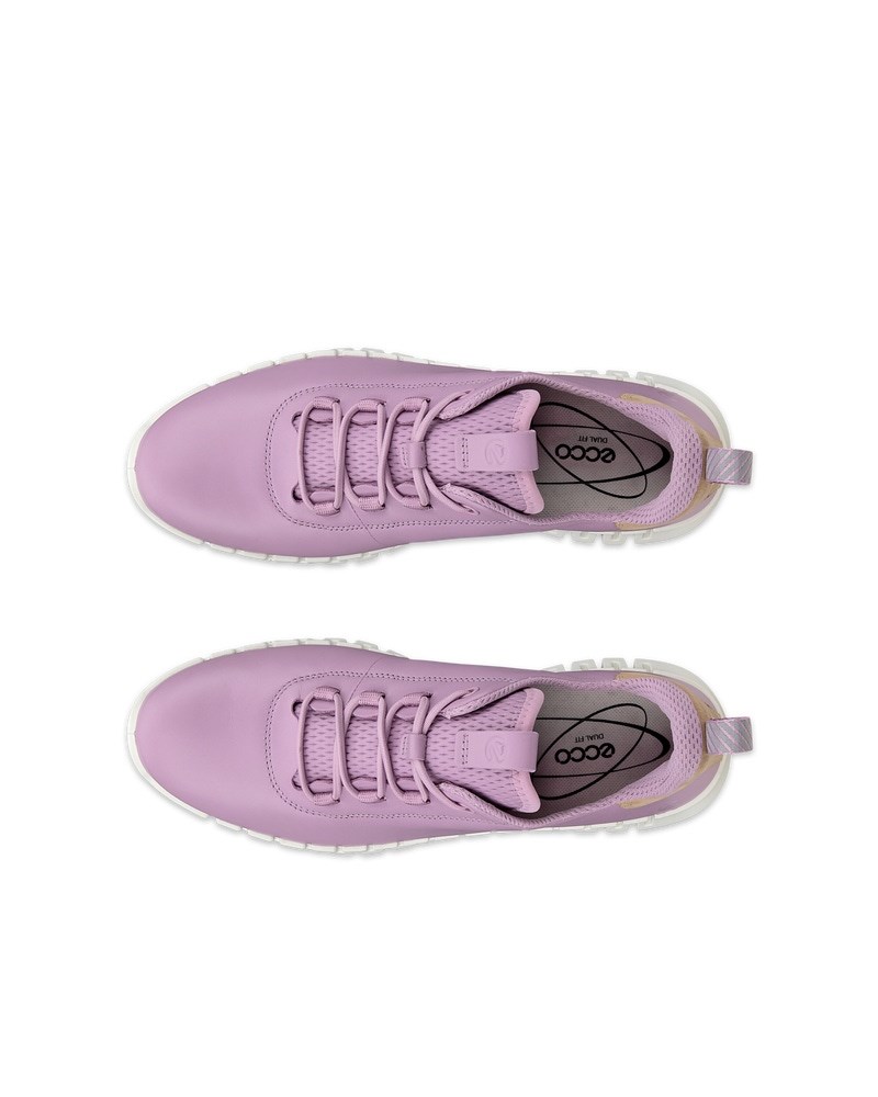 ECCO Gruuv Damen Ledersneaker - Lila