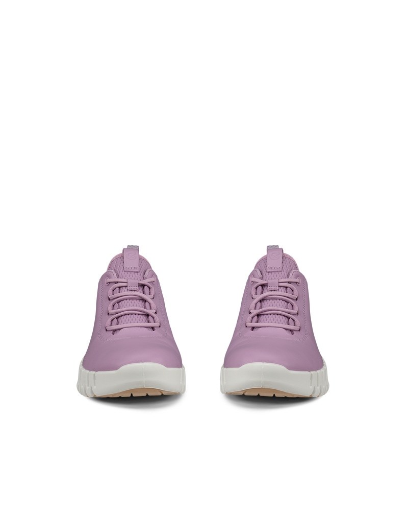 ECCO Gruuv Damen Ledersneaker - Lila