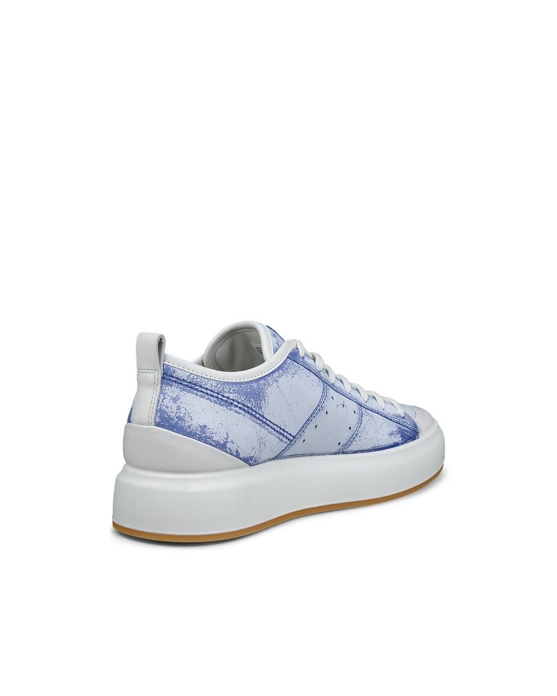 ECCO Street Ace Herren Ledersneaker - Blau