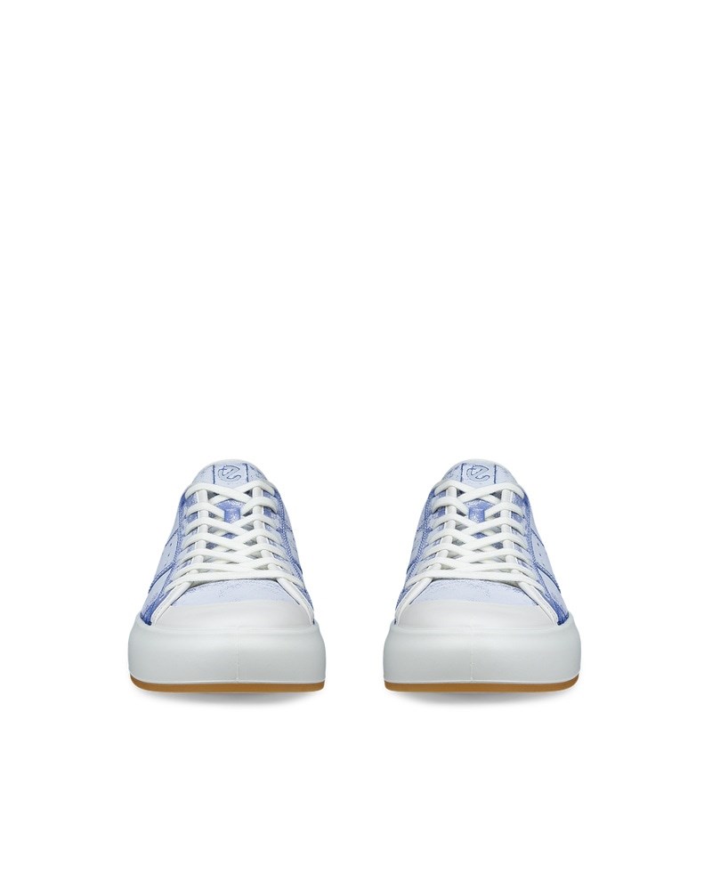 ECCO Street Ace Herren Ledersneaker - Blau