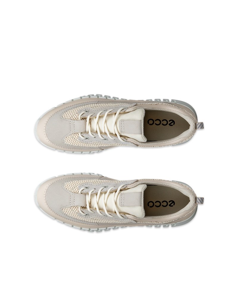 ECCO GRUUV Damen Ledersneaker - Beige