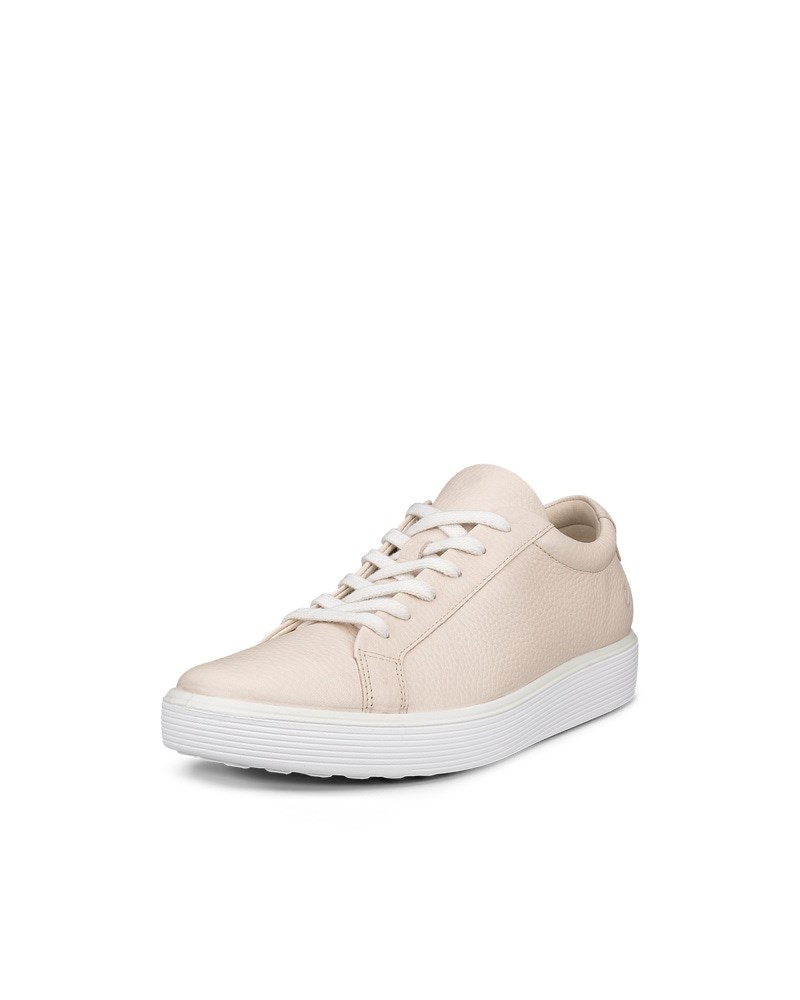 ECCO Soft 60 Damen Ledersneaker - Beige