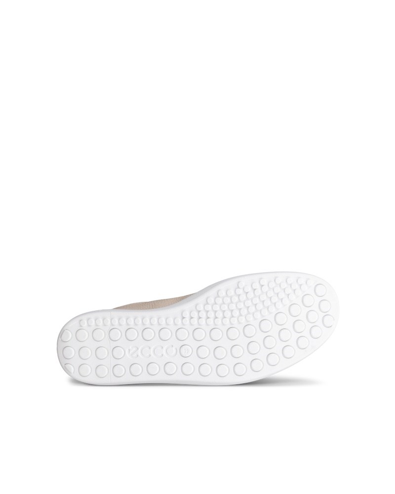ECCO Soft 60 Damen Ledersneaker - Beige