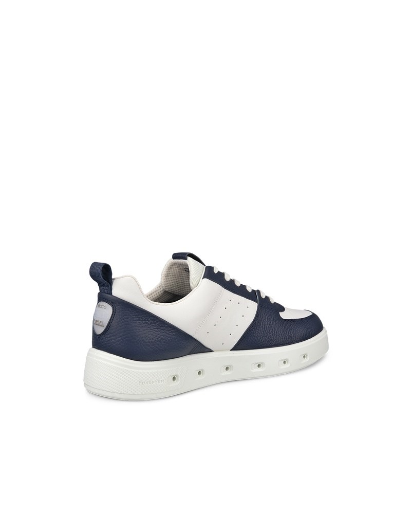ECCO Street 720 Herren Ledersneaker mit Gore-Tex - Blau