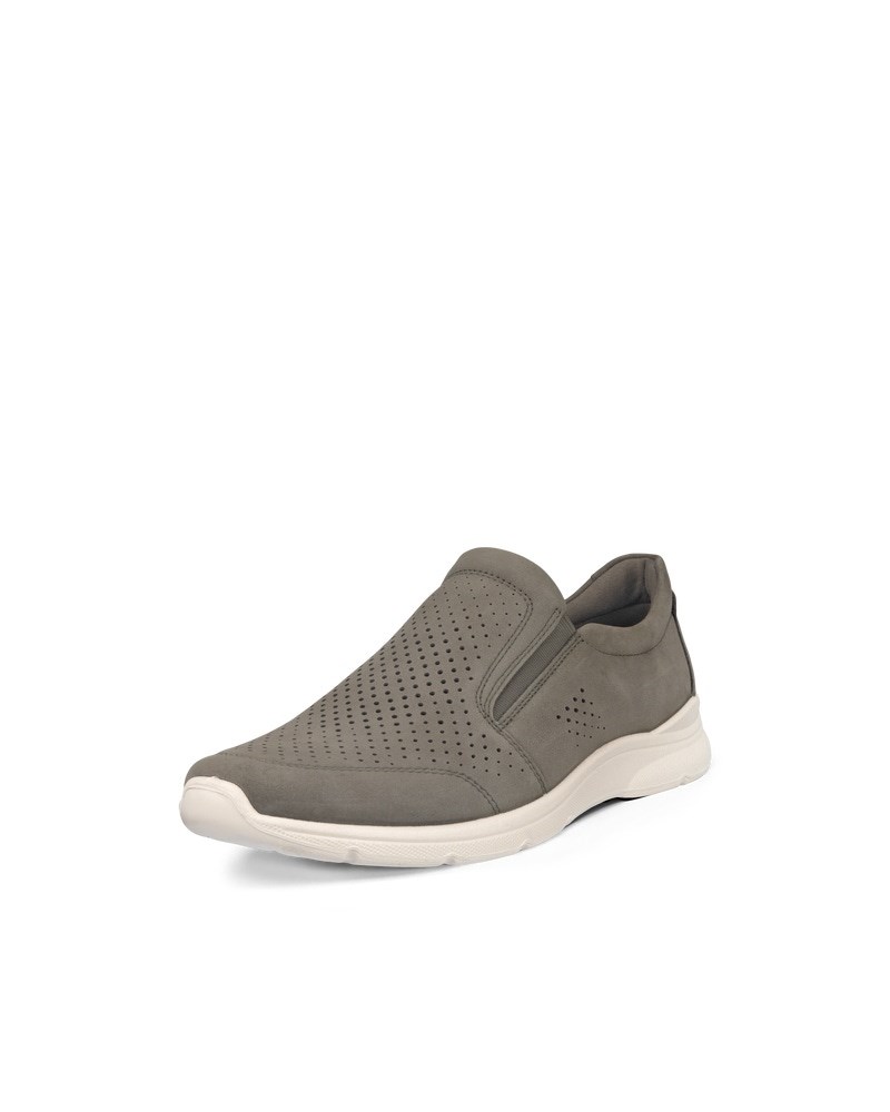 ECCO Irving Herren Nubuk-Slipper - Grün