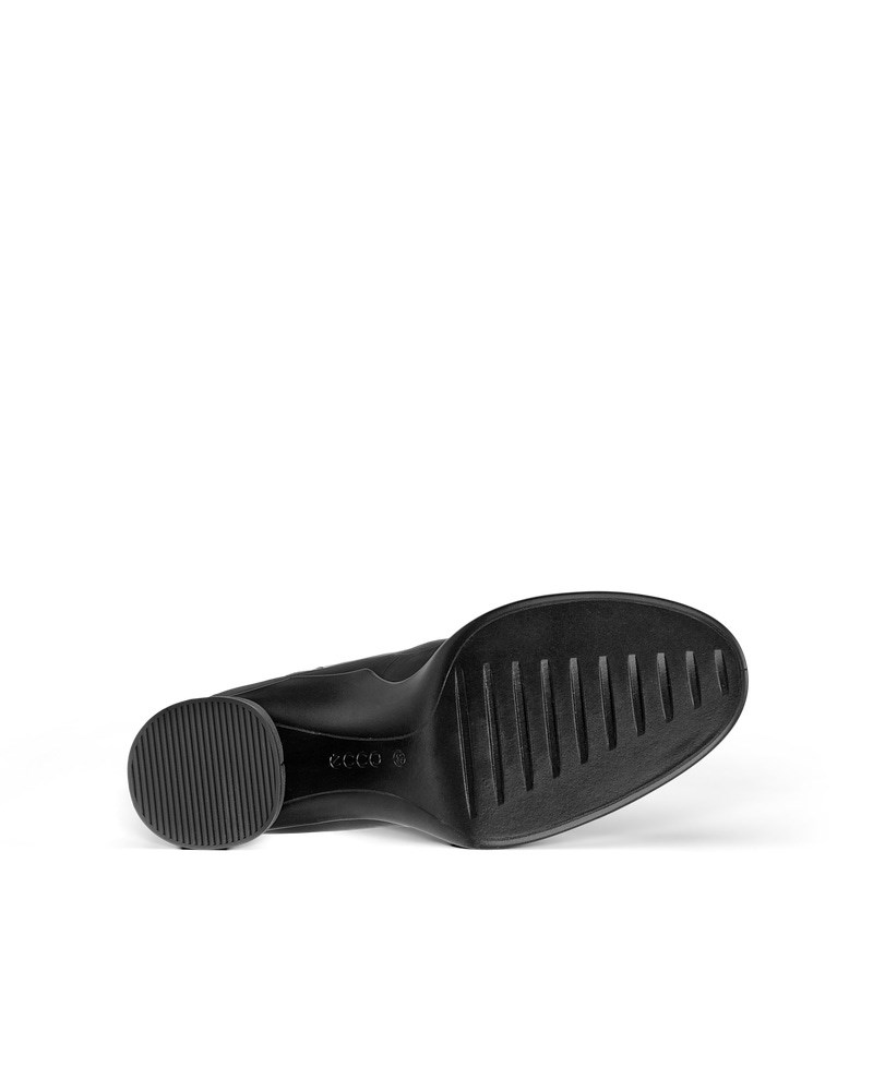 ECCO Sculpted LX 55 Damen Halbhoher Stiefel aus Leder - Schwarz