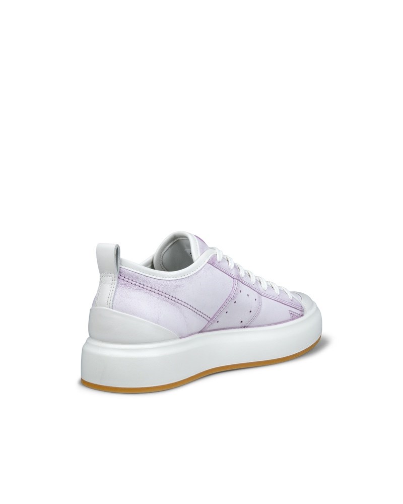 ECCO Street Ace Damen Ledersneaker - Lila