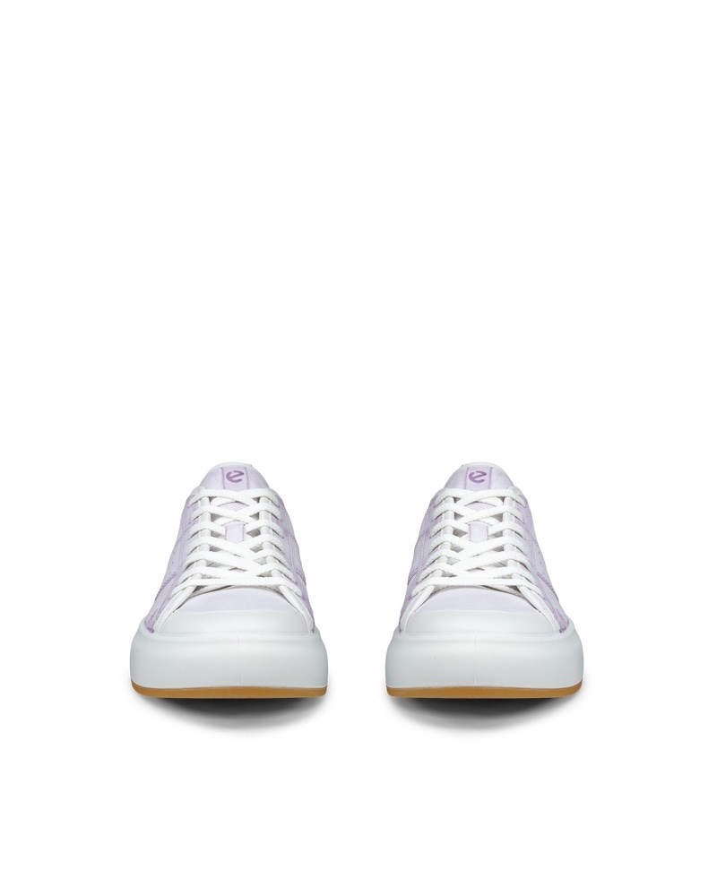 ECCO Street Ace Damen Ledersneaker - Lila