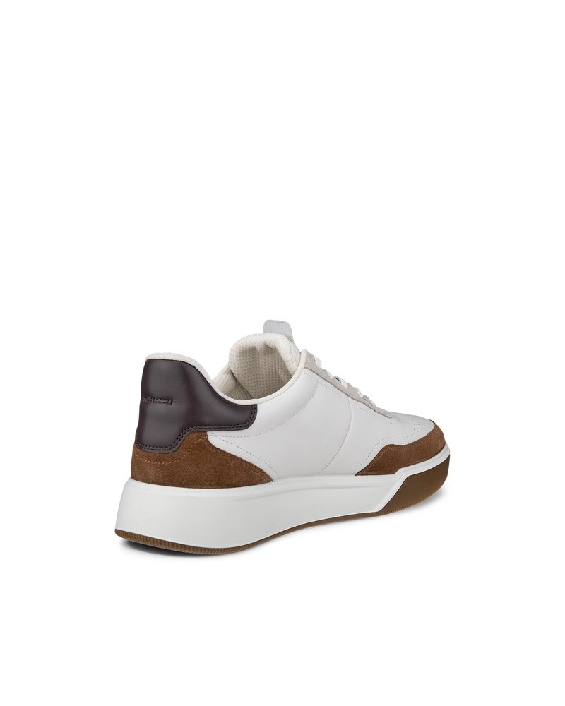 ECCO STREET COURT Herren Ledersneaker - Braun