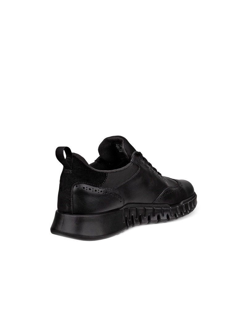 ECCO GRUUV STUDIO Herren Lederslipper mit Gore-Tex - Schwarz