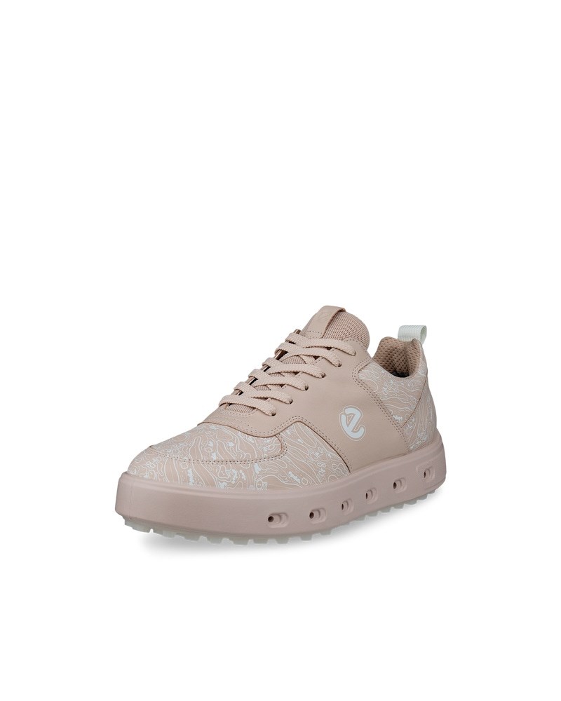 ECCO Golf Street 720 Damen Golfschuh aus Leder mit Gore-Tex - Rosa