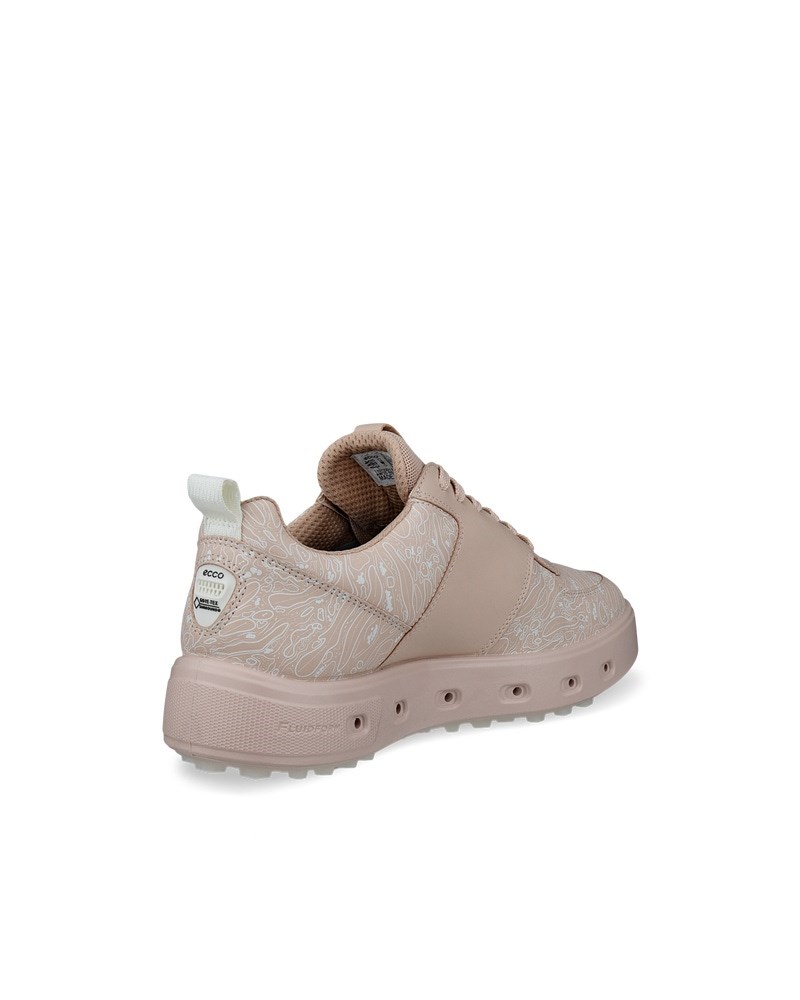 ECCO Golf Street 720 Damen Golfschuh aus Leder mit Gore-Tex - Rosa
